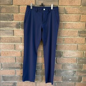 Vineyard Vines Men's Deep Blue Dress Fairway Pants Size 28x30